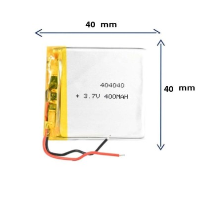 باتری لیتیوم پلیمری مدل 404040 با ظرفیت400 MAH